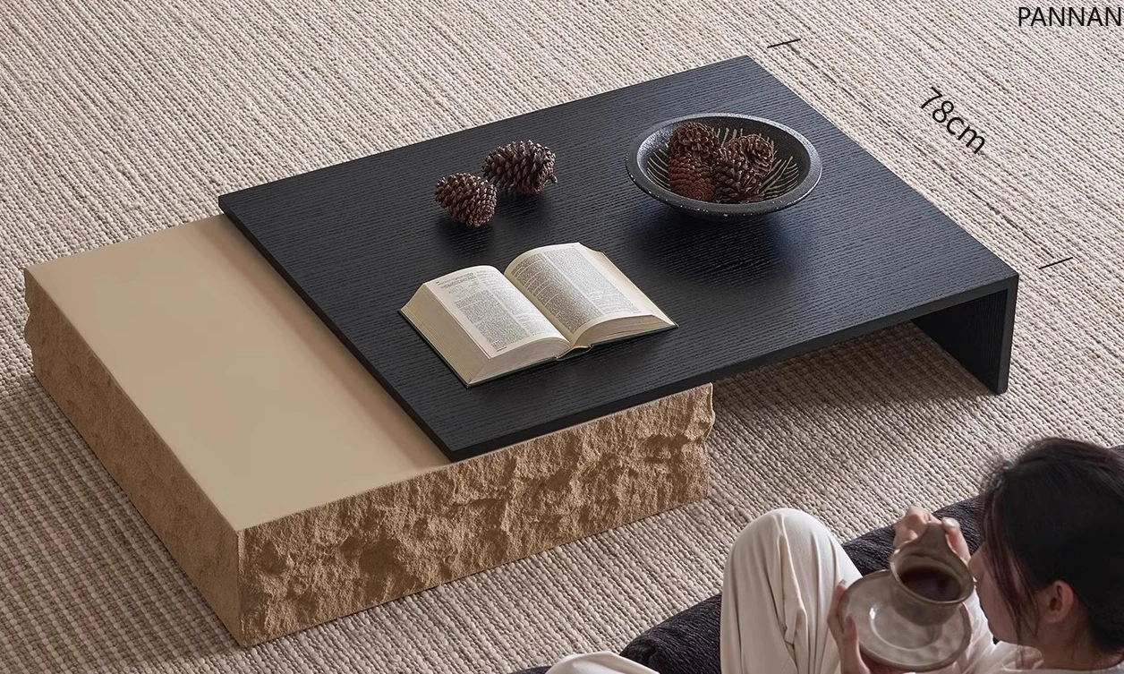 Italian minimalist coffee table square furniture modern designer cream style retractable simple tea table
Italian minimalist coffee table square furniture modern designer cream style retractable simple tea table