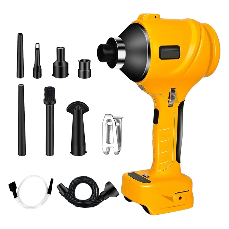 Беспроводная пылесборник для аккумулятора Dewalt 20 В, бесщеточная ручная воздуходувка для листьев, тряпка со сжатым воздухом для очистки
Беспроводная пылесборник для аккумулятора Dewalt 20 В, бесщеточная ручная воздуходувка для листьев, тряпка со сжатым воздухом для очистки