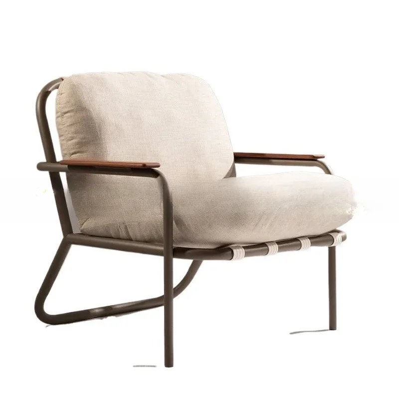 Nordic retro, single fabric sofa, wrought iron sofa living room
Nordic retro, single fabric sofa, wrought iron sofa living room