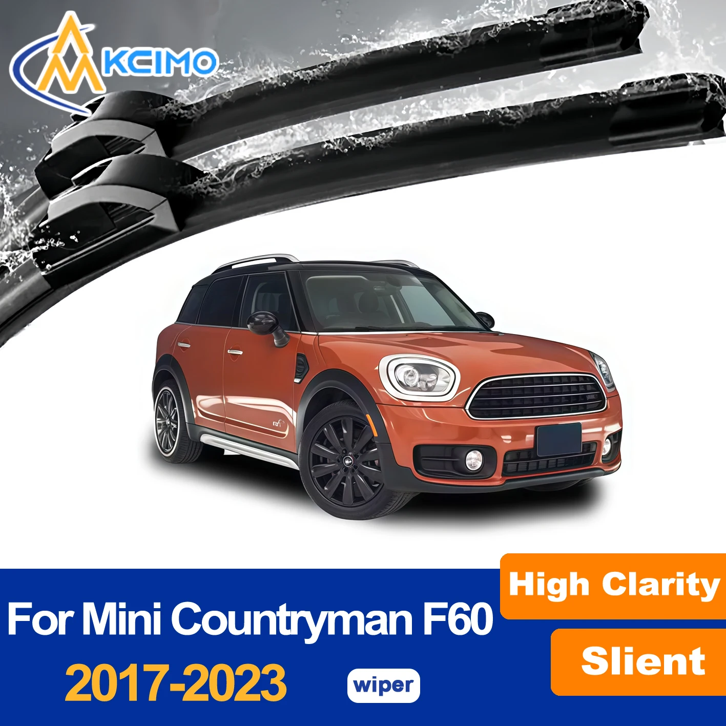 Front Windshield Wiper Blades Set For Mini Countryman F60 Cooper S 2017-2023 Replacement Wipers(Driver & Passenger Side)
Front Windshield Wiper Blades Set For Mini Countryman F60 Cooper S 2017-2023 Replacement Wipers(Driver & Passenger Side)