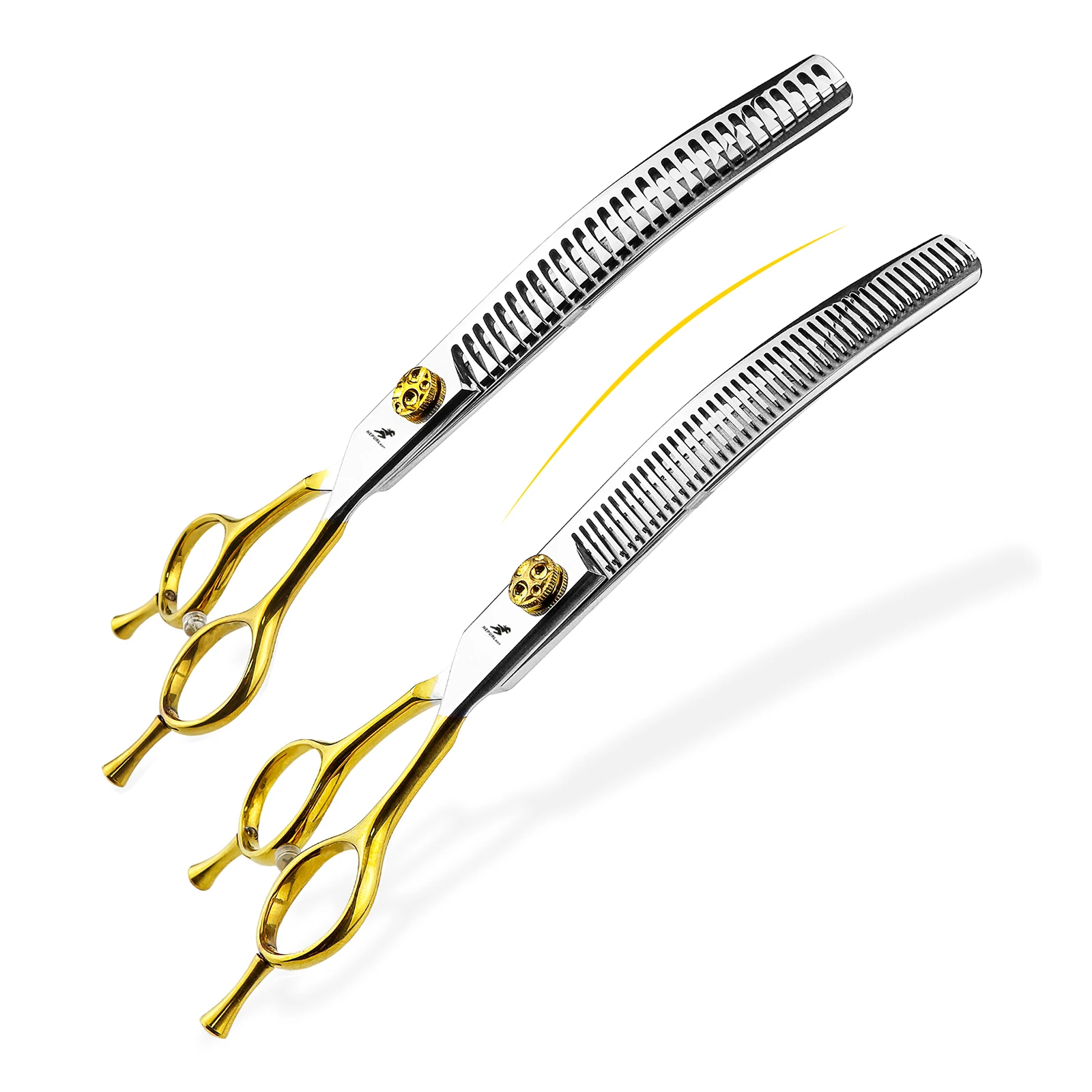 Professional Dog Grooming Scissors Japan Stainless 7" Pet Scissors Pink Dog Curved Thinning Scissors Bend Down Chunker Shears
Professional Dog Grooming Scissors Japan Stainless 7" Pet Scissors Pink Dog Curved Thinning Scissors Bend Down Chunker Shears