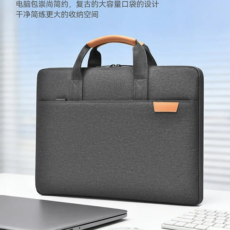 180 ° fully open and close laptop bag 15 inches simple solid color shockproof and wear-resistant portable briefcase printed logo
180 ° fully open and close laptop bag 15 inches simple solid color shockproof and wear-resistant portable briefcase printed logo