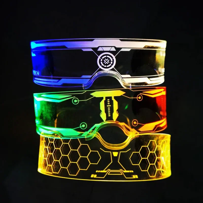 Smart Glasses with 3V Color Lights Emitting A Sense of Technology, Bouncing and Bursting LED Glasses, Acrylic Glasses
Smart Glasses with 3V Color Lights Emitting A Sense of Technology, Bouncing and Bursting LED Glasses, Acrylic Glasses