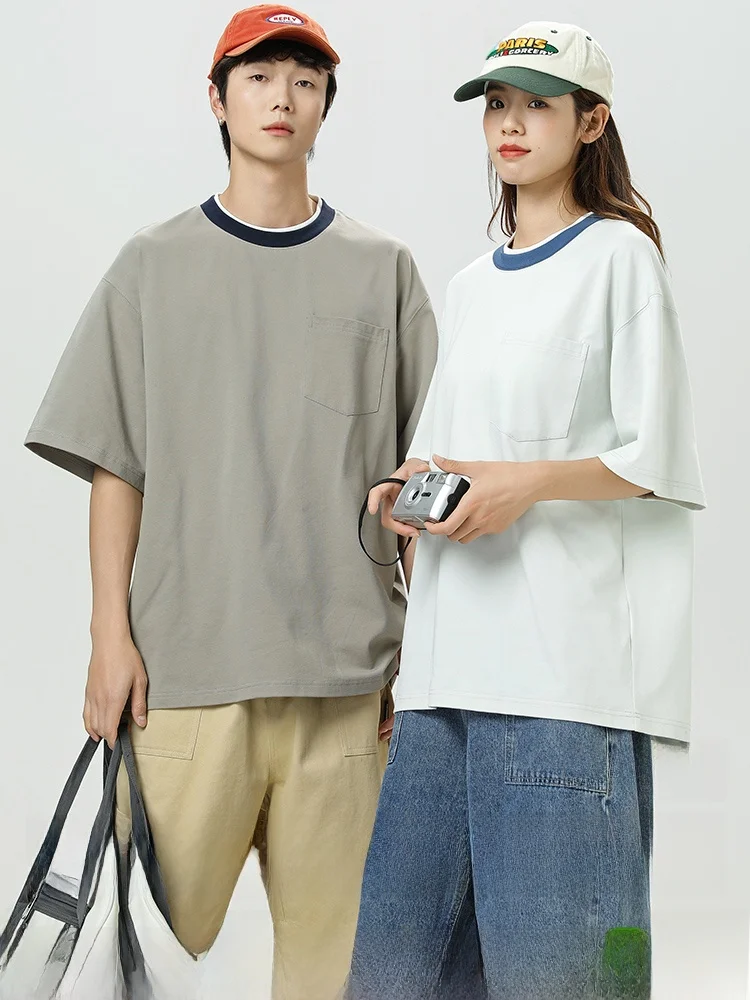 Легкая быстросохнущая спортивная футболка для лета, с защитой от УФ-излучения, повседневная свободная футболка из смесового хлопка для пар
Легкая быстросохнущая спортивная футболка для лета, с защитой от УФ-излучения, повседневная свободная футболка из смесового хлопка для пар