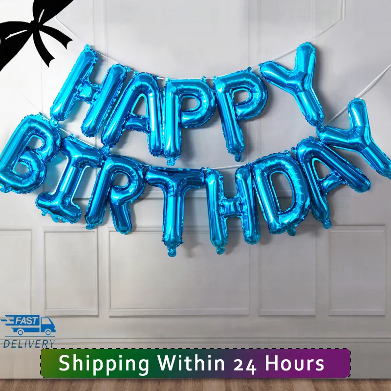 13PCS Happy Happy Birthday Balloon Decoration Drop Shipping Rose Gold Letter Foil Ballons Birthday Globos Balony Anniversaire
13PCS Happy Happy Birthday Balloon Decoration Drop Shipping Rose Gold Letter Foil Ballons Birthday Globos Balony Anniversaire