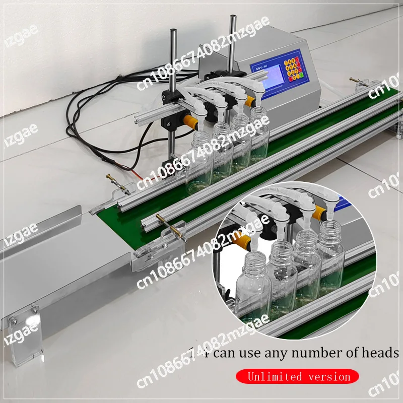CSY-4H3200 Automatic Filling Machine Diaphragm Pump Small Liquid Four Heads With Conveyor Belt Oil Filler 4*3000ml/head
CSY-4H3200 Automatic Filling Machine Diaphragm Pump Small Liquid Four Heads With Conveyor Belt Oil Filler 4*3000ml/head