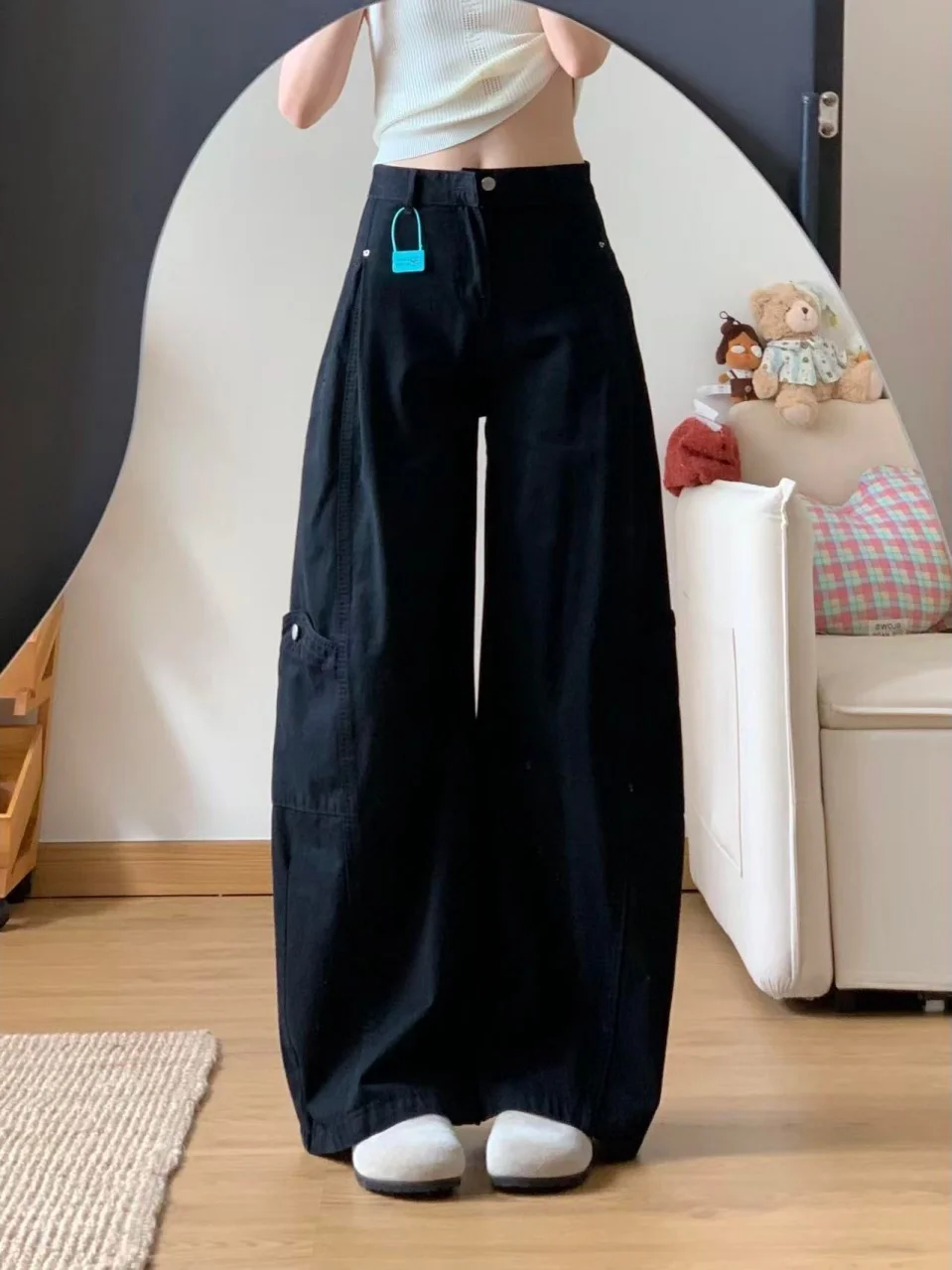 American Retro Design Curved Knife Workwear Casual Jeans Women Summer New Loose Slim Straight Leg Pants High Waist Wide Leg J...
American Retro Design Curved Knife Workwear Casual Jeans Women Summer New Loose Slim Straight Leg Pants High Waist Wide Leg J...