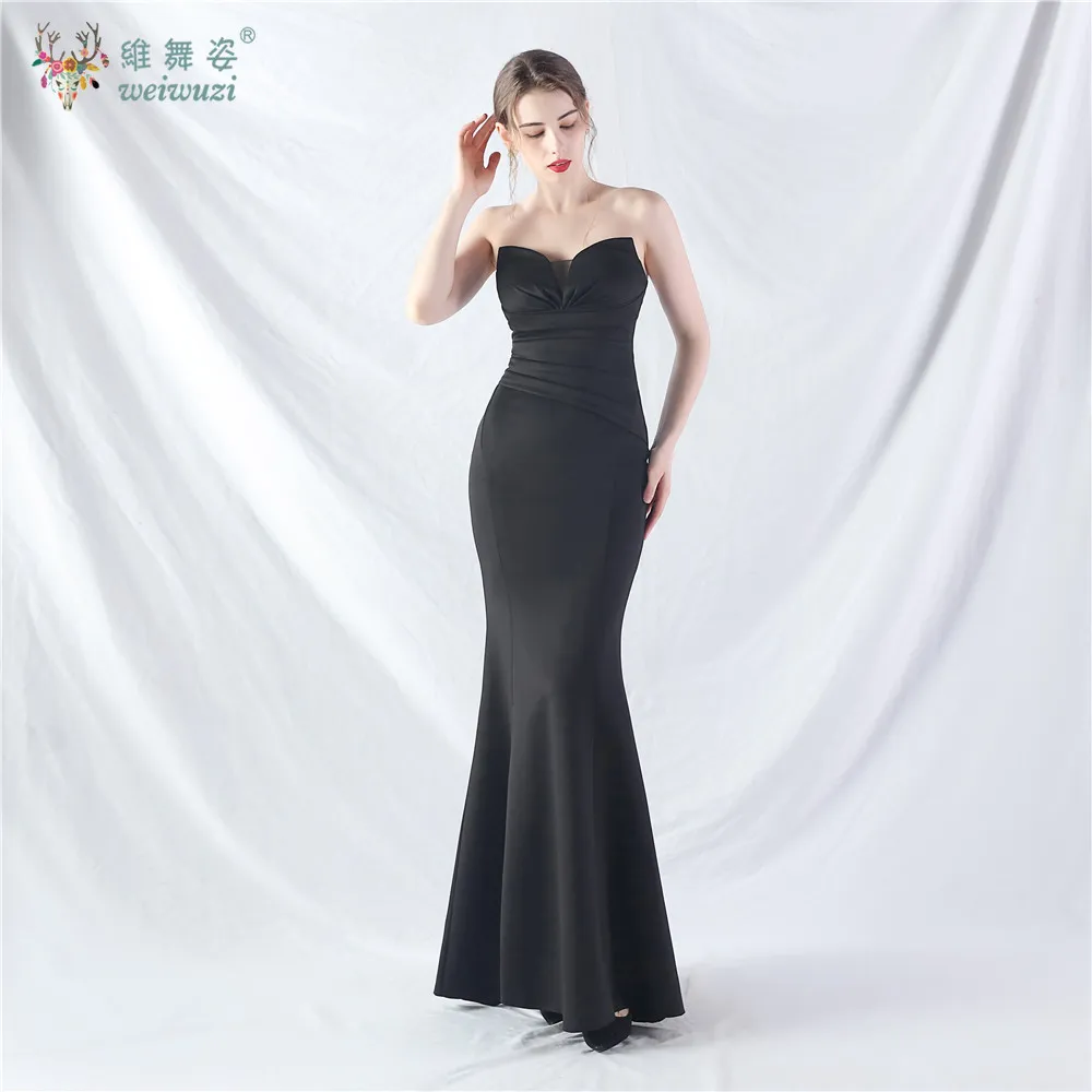 Sexy Backless Bodycon Black Maxi Summer Dress Women Elegant Luxury Wedding Long Strapless Evening Gown Party Fish Tail Dress
Sexy Backless Bodycon Black Maxi Summer Dress Women Elegant Luxury Wedding Long Strapless Evening Gown Party Fish Tail Dress