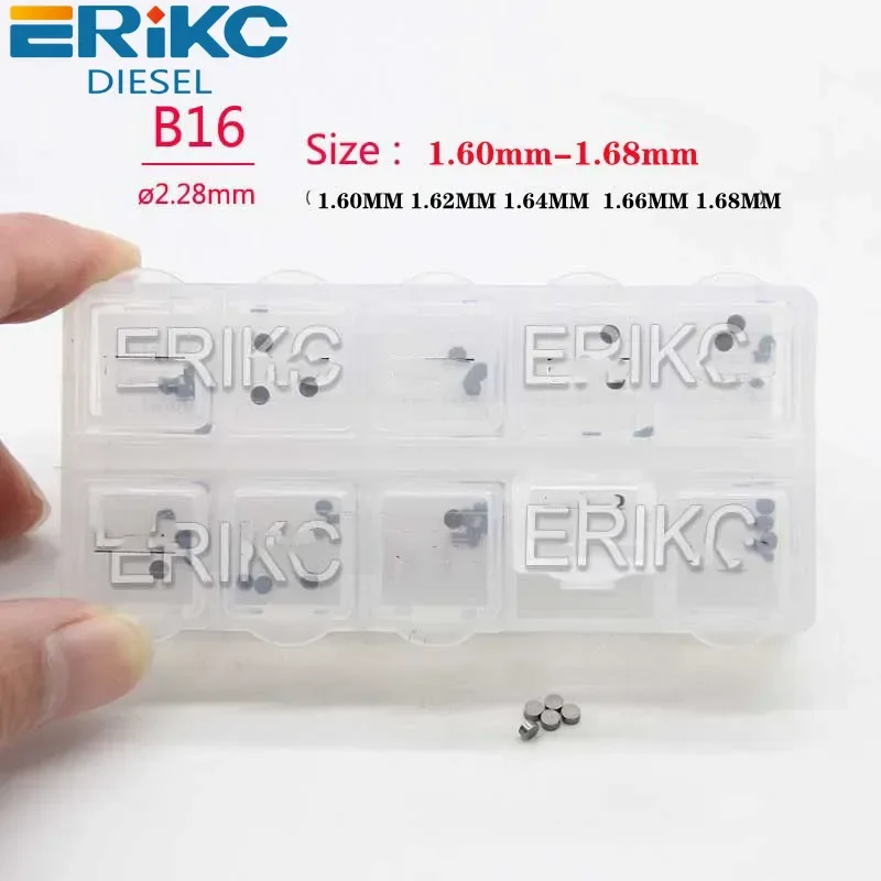 ERIKC B16 SIZE 1.60 MM-1.68MM Injection Gaskets Washer 1.60MM 1.62MM 1.64MM 1.66MM 1.68MM 30 PCS /Box Calibration Shims
ERIKC B16 SIZE 1.60 MM-1.68MM Injection Gaskets Washer 1.60MM 1.62MM 1.64MM 1.66MM 1.68MM 30 PCS /Box Calibration Shims