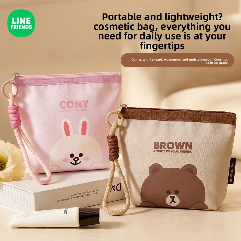 LINE FRIENDS Brown Cony cartoon cute makeup bag kawaii travel portable storage toiletry bag anime merchandise wholesale
LINE FRIENDS Brown Cony cartoon cute makeup bag kawaii travel portable storage toiletry bag anime merchandise wholesale