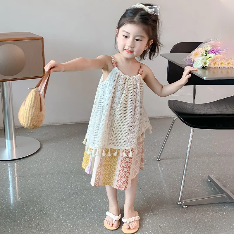 Baby Girl Dress Girls Summer Dresses Western Style Dress 2024 New Girls Cool and Skirt Summer Children Summer Slip Dresses
Baby Girl Dress Girls Summer Dresses Western Style Dress 2024 New Girls Cool and Skirt Summer Children Summer Slip Dresses