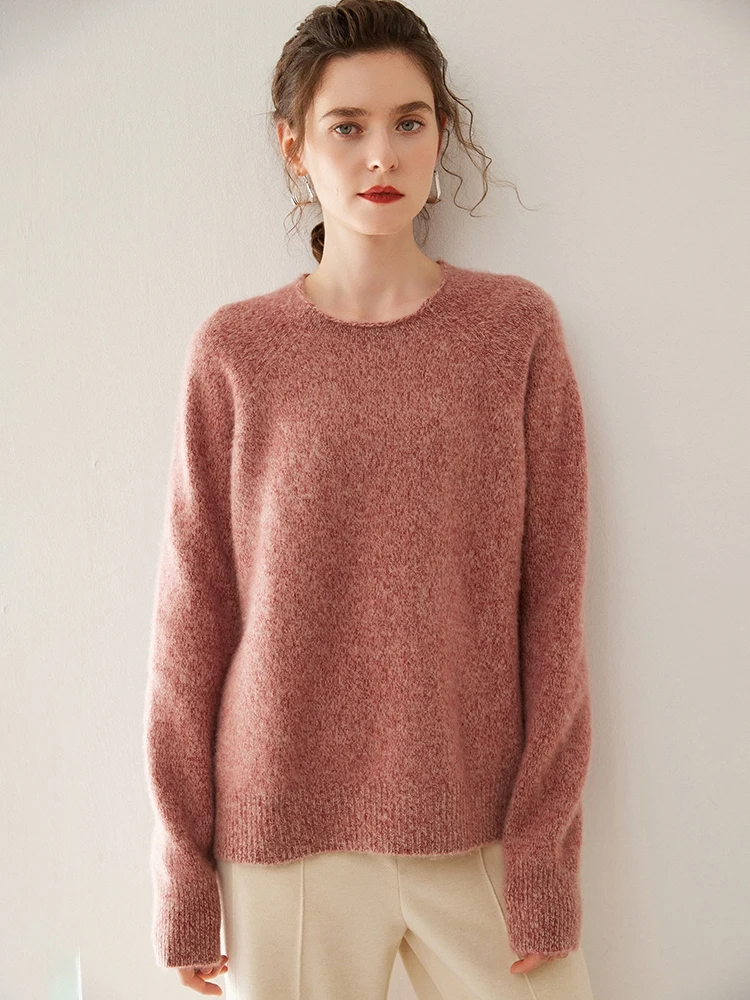 High Quality Women Pullover 100% Cashmere Sweater Autumn Winter Luxury Soft Casual Loose Cashmere Knitwear O-Neck Thick Warm Top
High Quality Women Pullover 100% Cashmere Sweater Autumn Winter Luxury Soft Casual Loose Cashmere Knitwear O-Neck Thick Warm Top