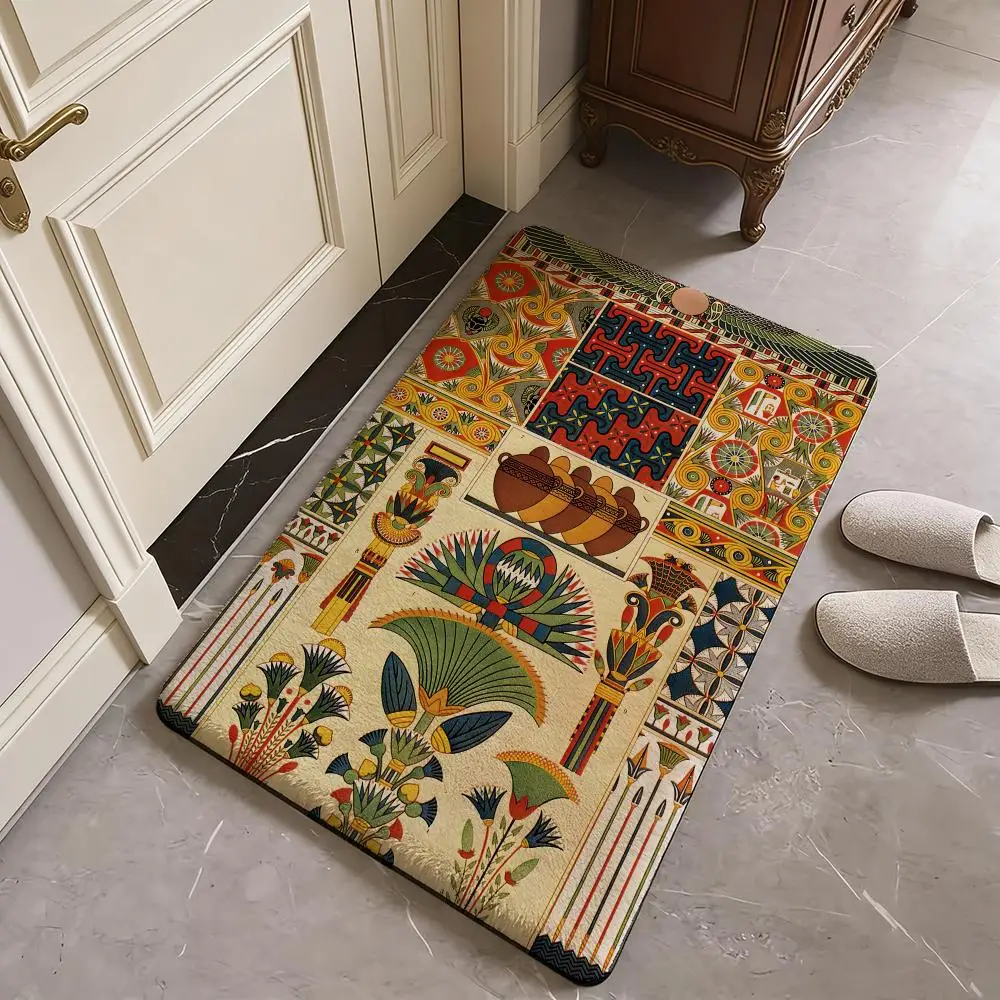 egyptian pattern Floor Mat Flannel Door Mat Non-Slip Absorbent Washable Indoor Home Rug
egyptian pattern Floor Mat Flannel Door Mat Non-Slip Absorbent Washable Indoor Home Rug