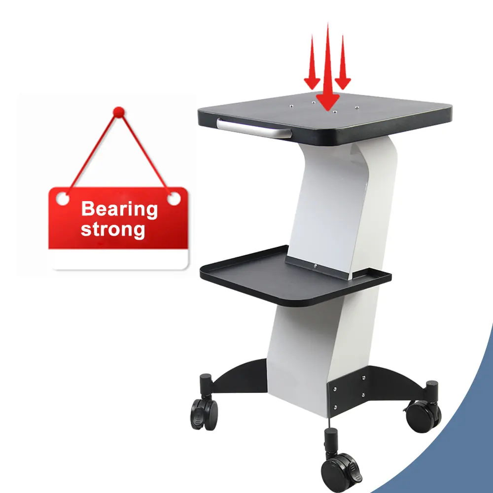 Portable Salon Black White spa salon Trolley Cart For Beauty Equipment Machine Stand
Portable Salon Black White spa salon Trolley Cart For Beauty Equipment Machine Stand