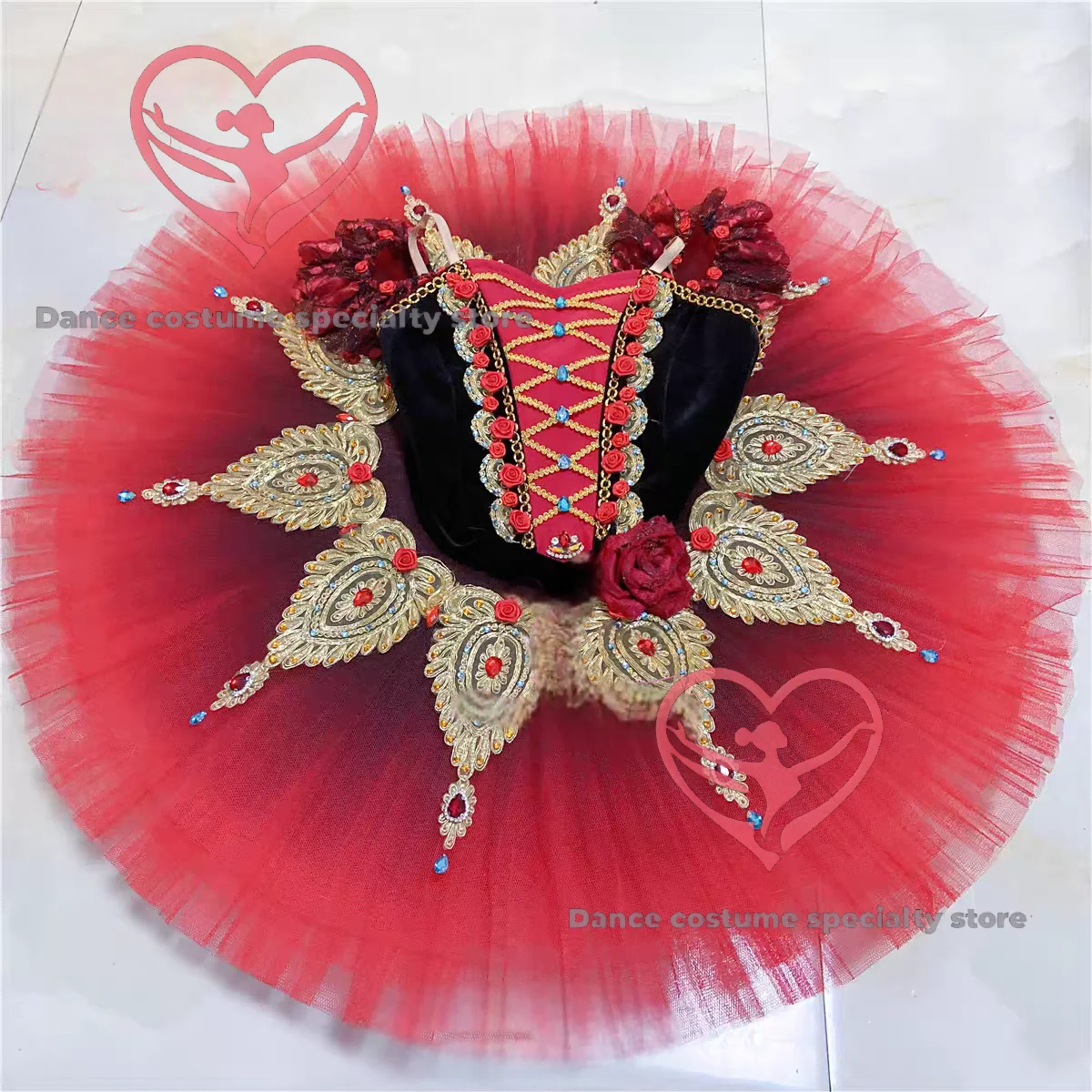Adult and Children's Ballet Performance Costume, Tutu Dress, Don Quixote Competition Dance Outfit, Red
Adult and Children's Ballet Performance Costume, Tutu Dress, Don Quixote Competition Dance Outfit, Red