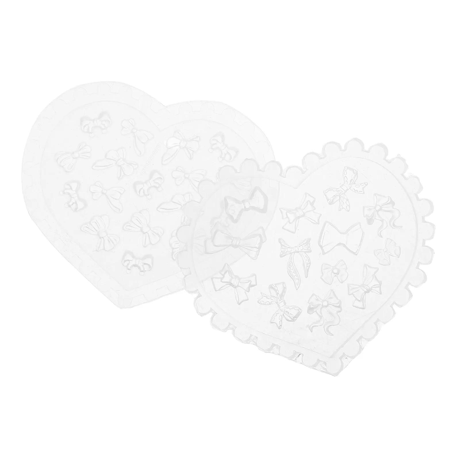 2Pcs 3D Bow Silicone Nail Molds Reusable Flexible Nail Art Stencils for Salon Home Manicure Decoration Supplies
2Pcs 3D Bow Silicone Nail Molds Reusable Flexible Nail Art Stencils for Salon Home Manicure Decoration Supplies