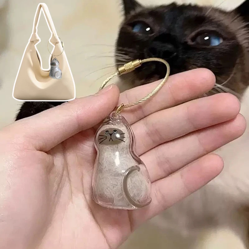 Cat Keychain Pendant Backpack Ginger Cat Siamese Cat Hair Storage Box Hanging Pet Hair Grooming Souvenirs Gifts Bag Accessories
Cat Keychain Pendant Backpack Ginger Cat Siamese Cat Hair Storage Box Hanging Pet Hair Grooming Souvenirs Gifts Bag Accessories