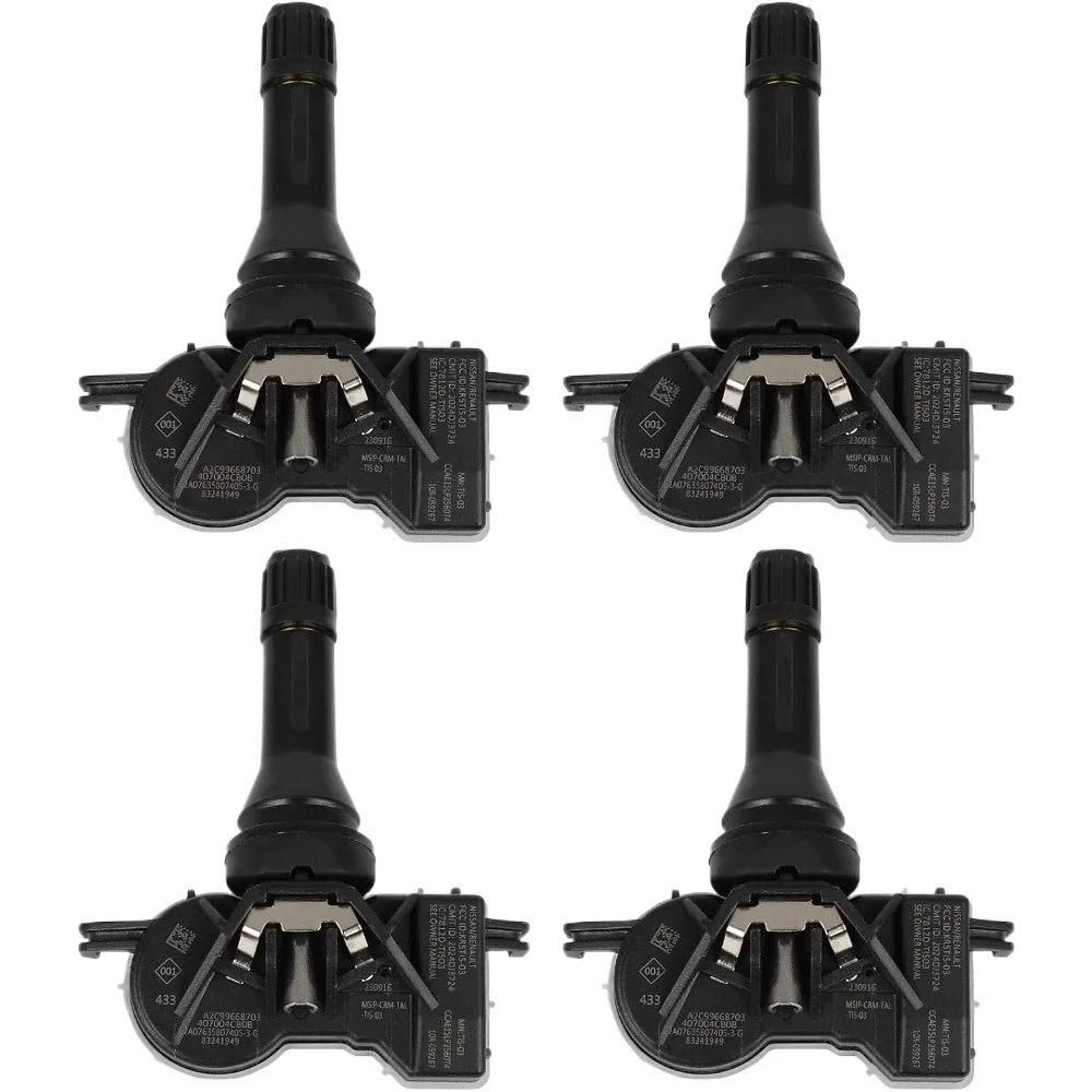 4PCS Tire Pressure Sensor For Alpine A110 Nissan NV200 X-Trail T32 Renault Espace V Megane TPMS 433MHZ 40700-4CB0A 40700-4CB0B
4PCS Tire Pressure Sensor For Alpine A110 Nissan NV200 X-Trail T32 Renault Espace V Megane TPMS 433MHZ 40700-4CB0A 40700-4CB0B