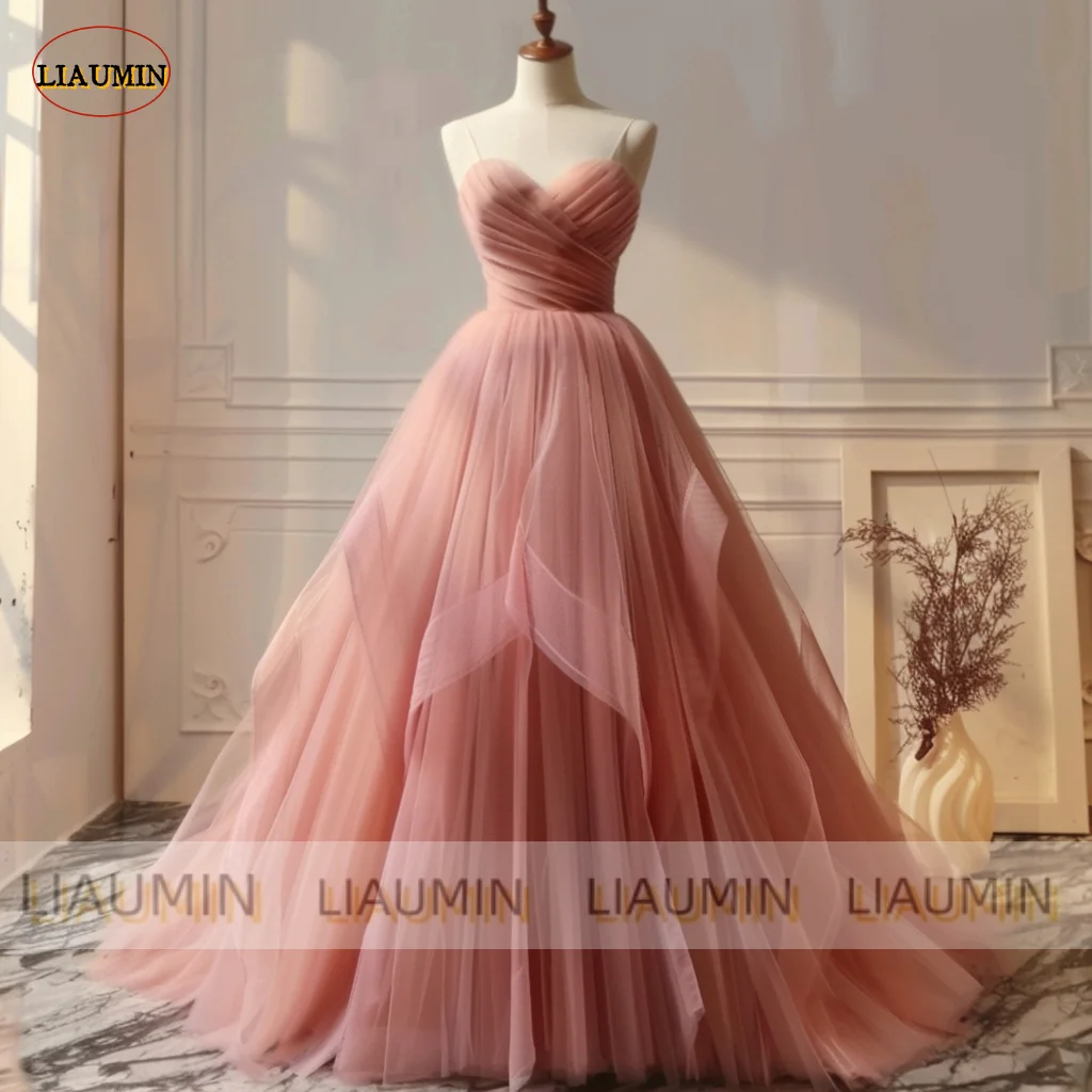 Pink Tulle Evening Prom Dress Strapless Pleat Tiered A Line Floor Length Wedding Formal Occasion Lace Up Back Hand Made A1-13.3
Pink Tulle Evening Prom Dress Strapless Pleat Tiered A Line Floor Length Wedding Formal Occasion Lace Up Back Hand Made A1-13.3