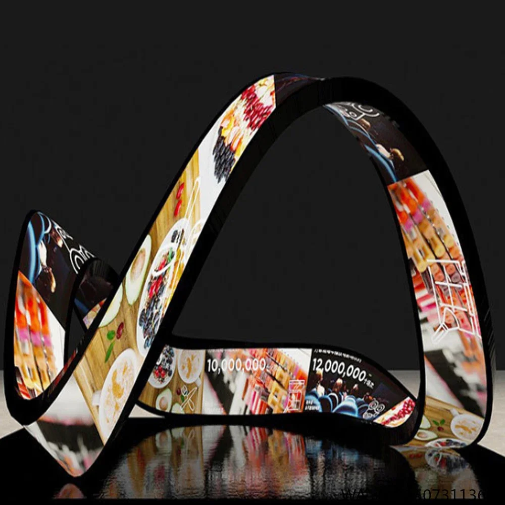 Various Style Soft Module Pantalla Curved LED Digital Display Screen for Exhibition Night Club Gymnasium.
Various Style Soft Module Pantalla Curved LED Digital Display Screen for Exhibition Night Club Gymnasium.