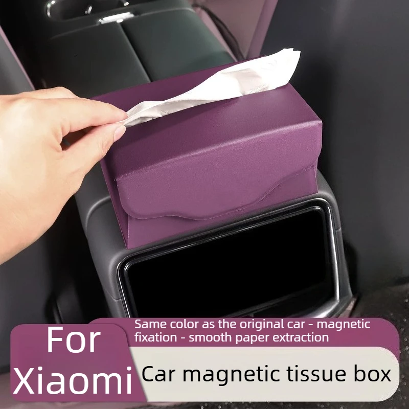 For Xiaomi SU7 2026 Magnetic Car Tissue Box Car Interior Supplies Center Console Screen Storage Tissue Car Accessories Supplies
For Xiaomi SU7 2026 Magnetic Car Tissue Box Car Interior Supplies Center Console Screen Storage Tissue Car Accessories Supplies