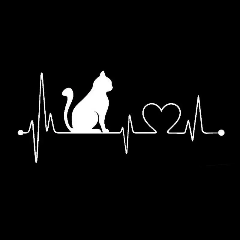 Car Pet Cat Heartbeat Lifeline Creative Sticker Truck Car Motorcycle Exterior Vinyl Sticker Auto Accessories
Car Pet Cat Heartbeat Lifeline Creative Sticker Truck Car Motorcycle Exterior Vinyl Sticker Auto Accessories