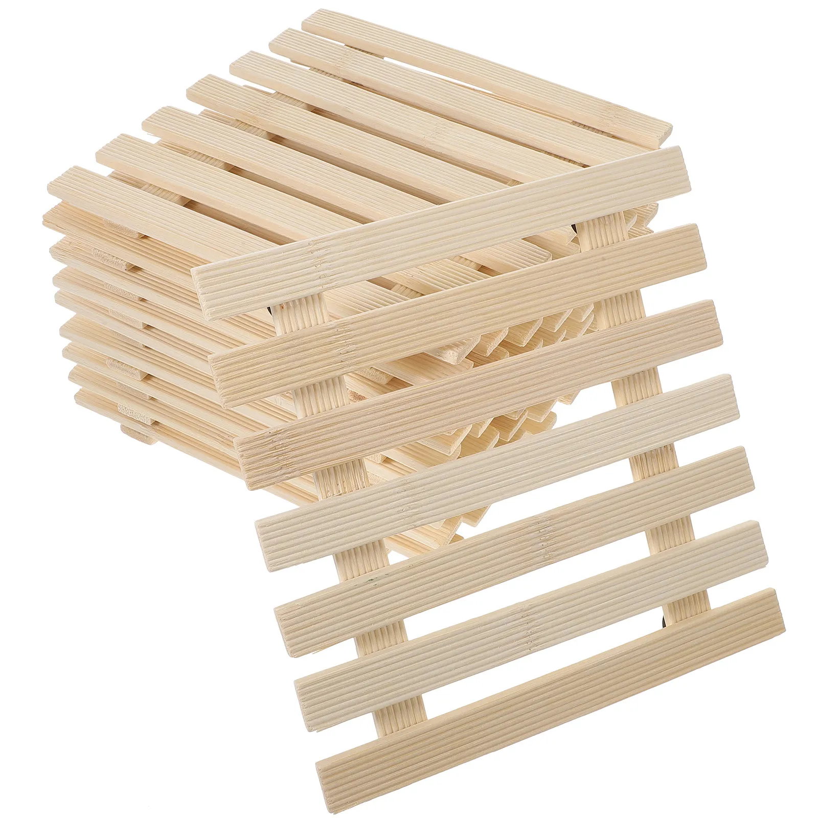 10pcs Bamboo Teapot Mat Heat-Resistant Anti-Skid Placemat For Cup Holder Kitchen Dining Table Decoration Insulated Pad Bamboo
10pcs Bamboo Teapot Mat Heat-Resistant Anti-Skid Placemat For Cup Holder Kitchen Dining Table Decoration Insulated Pad Bamboo