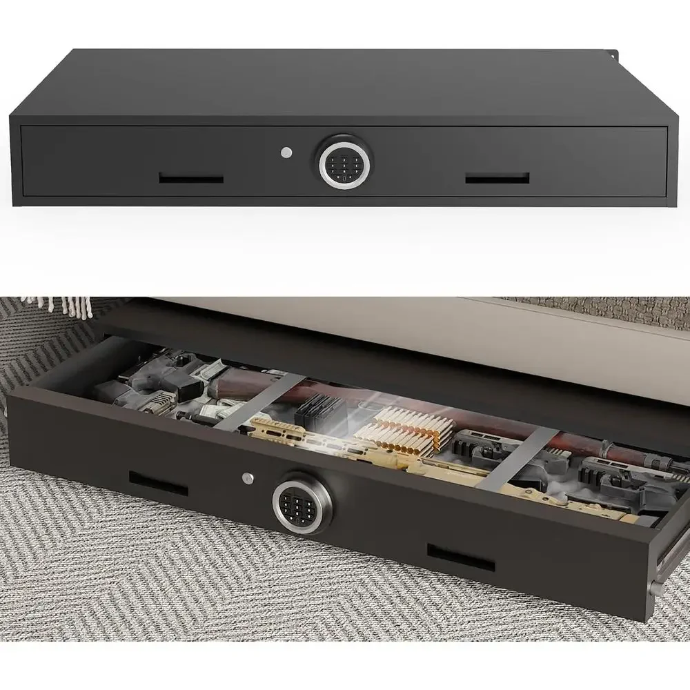 Compact 7.1 Handgun Safe, Bed-Side Firearm Security, LED & Digital Display Safe, Silent Shotgun Cabinet with Alarm.
Compact 7.1 Handgun Safe, Bed-Side Firearm Security, LED & Digital Display Safe, Silent Shotgun Cabinet with Alarm.