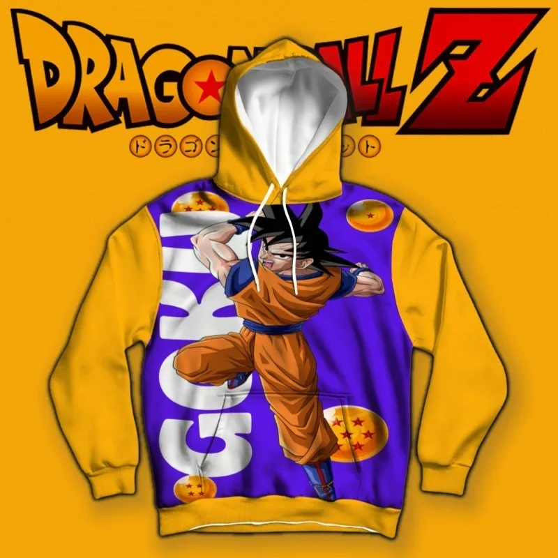 Толстовка Dragon Ball Гоку в экшн-принте Уникальный дизайн с Dragon Balls и смелым текстом «ГОКУ» Яркие цвета должны иметь для фанатов
Толстовка Dragon Ball Гоку в экшн-принте Уникальный дизайн с Dragon Balls и смелым текстом «ГОКУ» Яркие цвета должны иметь для фанатов