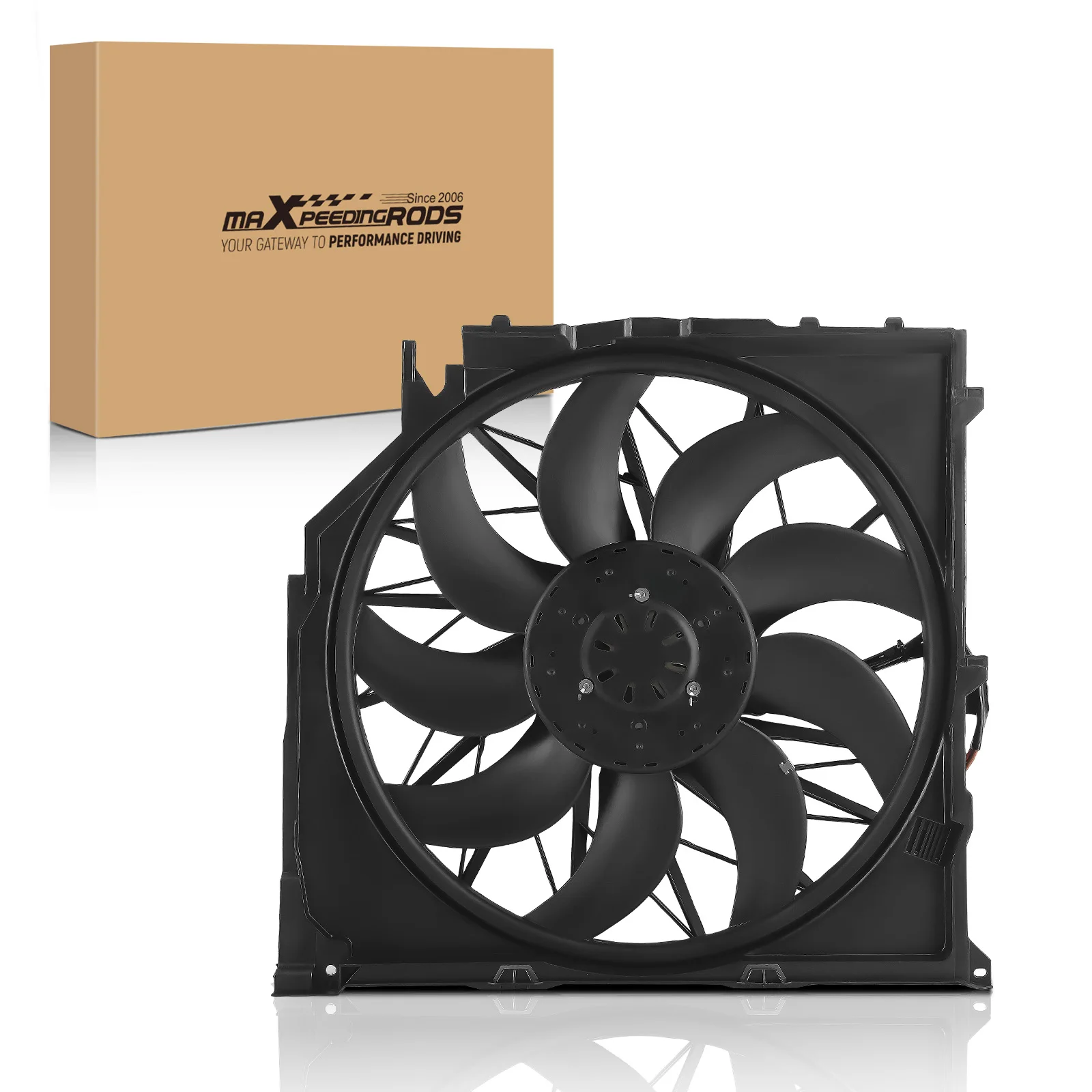 Radiator Cooling Fan Brushless Motor 600W 12V For BMW E83 X3 2004-10 17113442089
Radiator Cooling Fan Brushless Motor 600W 12V For BMW E83 X3 2004-10 17113442089