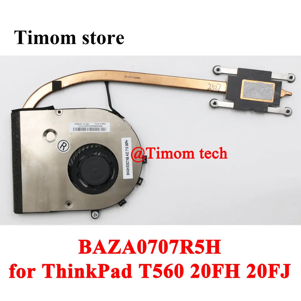 BAZA0707R5H for ThinkPad T560 20FH 20FJ Lenovo Original New Laptop CPU Cooling Fan Heatsink Integrated graphics 00UR841 00UR840
BAZA0707R5H for ThinkPad T560 20FH 20FJ Lenovo Original New Laptop CPU Cooling Fan Heatsink Integrated graphics 00UR841 00UR840