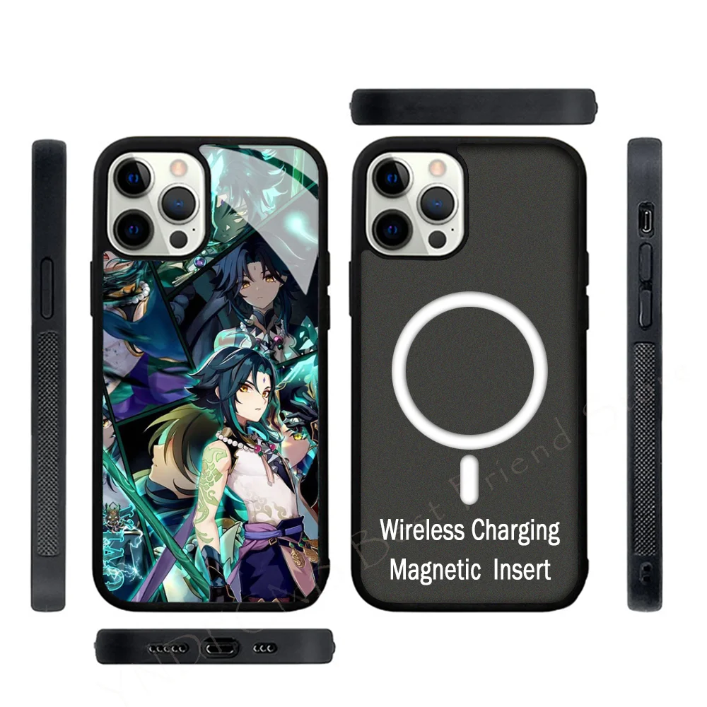 Xiao Genshin Impact Phone Case Strong Magnetic For IPhone 15 14 13 Pro Max Alex Mirror For Magsafe Wireless Charging Cover
Xiao Genshin Impact Phone Case Strong Magnetic For IPhone 15 14 13 Pro Max Alex Mirror For Magsafe Wireless Charging Cover