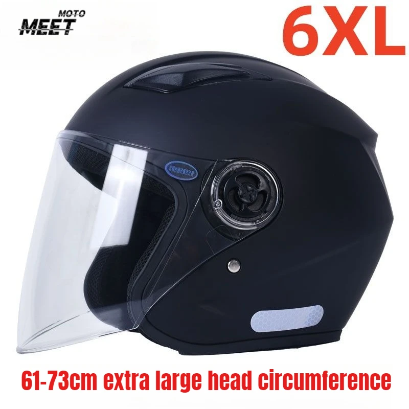 6XL Big Head Circumference 73cm Motorcycle Helmet Big Head Helmet Autumn Winter Warm Helmet for Men Women Motorsiklet Kask
6XL Big Head Circumference 73cm Motorcycle Helmet Big Head Helmet Autumn Winter Warm Helmet for Men Women Motorsiklet Kask