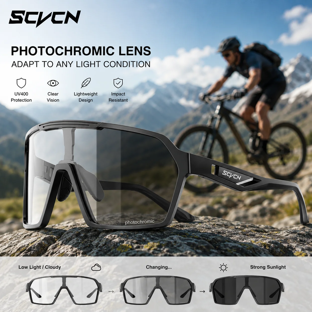 SCVCN UV400 Bike Sunglasses for Men Cycling Glasses Women Outdoor MTB Sports Bicycle Glasses for Riding Eyewear Bike Sunglasses
SCVCN UV400 Bike Sunglasses for Men Cycling Glasses Women Outdoor MTB Sports Bicycle Glasses for Riding Eyewear Bike Sunglasses