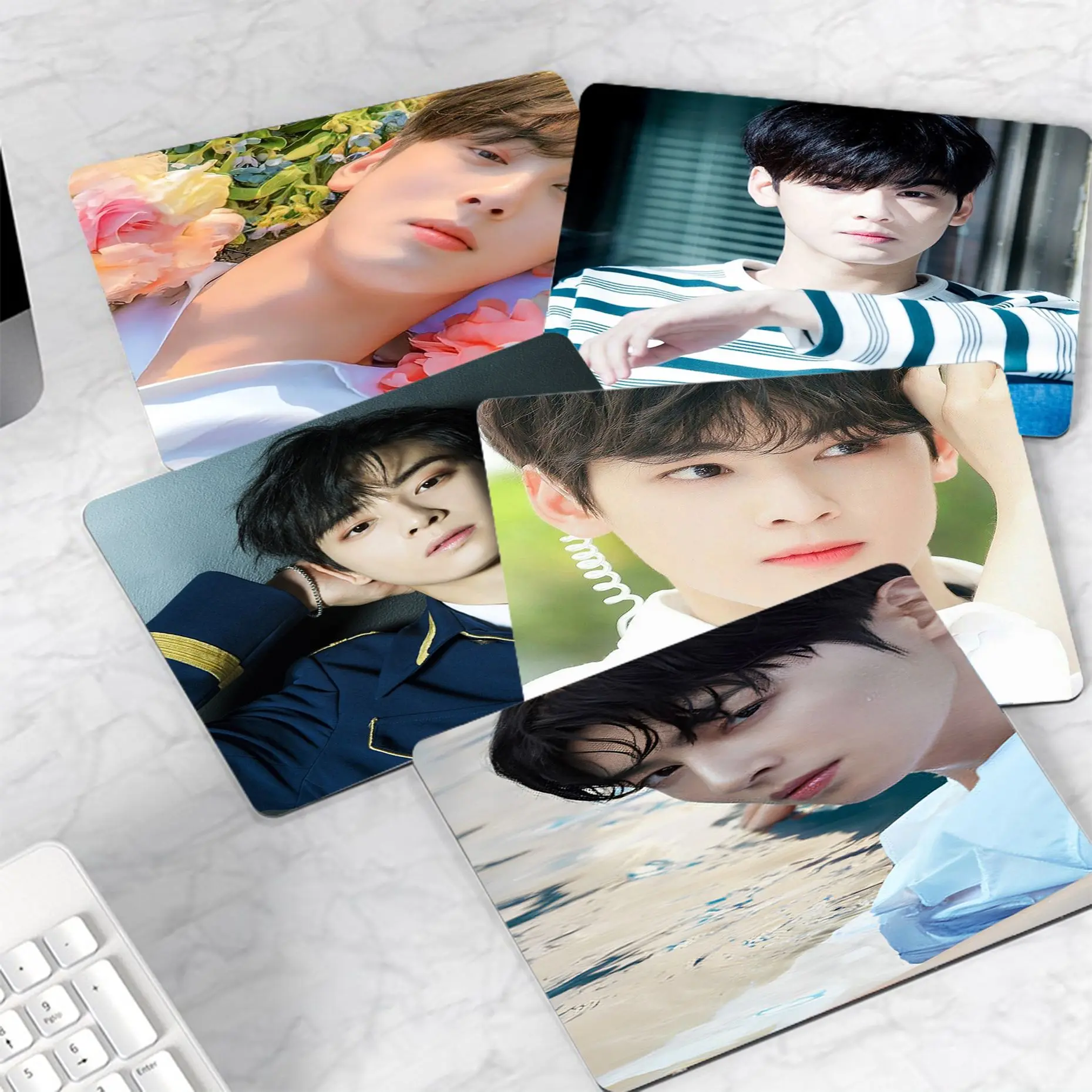 Cha EunWoo Singer 20x25cm Table Mat Student Mousepad Computer Keyboard Pad Games Pad Desk Mat For PC Computer Table
Cha EunWoo Singer 20x25cm Table Mat Student Mousepad Computer Keyboard Pad Games Pad Desk Mat For PC Computer Table