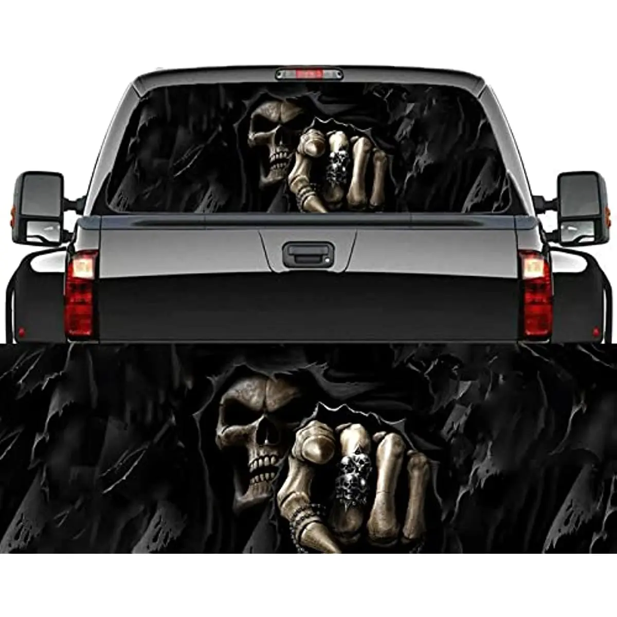 Grim Reaper Truck Rear Window Sticker Decal Decor Truck Window Back Stickers Perforated Vinyl Graphic Wrap Stickers - Fit Most C
Grim Reaper Truck Rear Window Sticker Decal Decor Truck Window Back Stickers Perforated Vinyl Graphic Wrap Stickers - Fit Most C