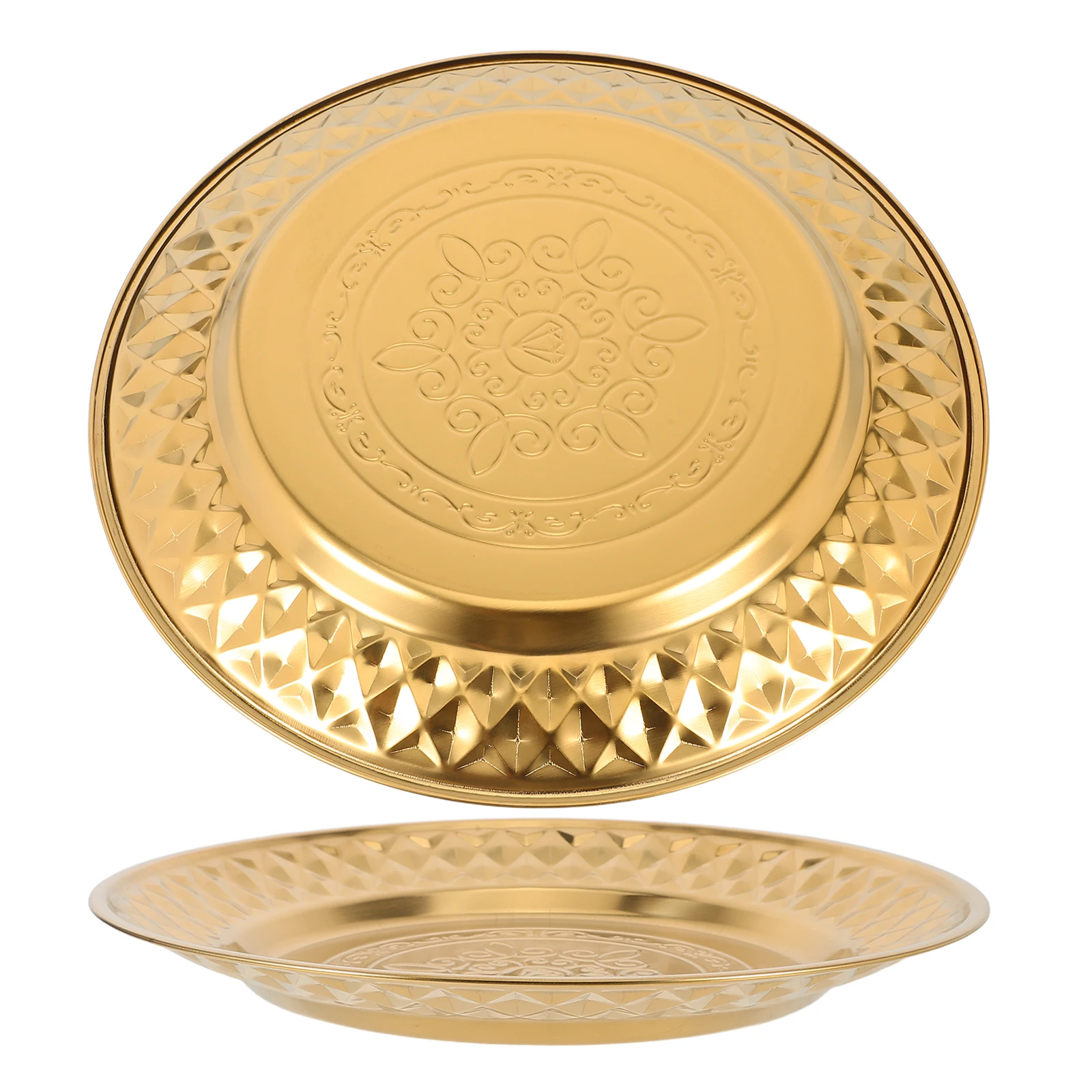 2PCS Dessert Plate Stainless Steel Round Vintage Golden Small Tray for Appetizer Serving Carving Dinner Fruit C y Metal Plates
2PCS Dessert Plate Stainless Steel Round Vintage Golden Small Tray for Appetizer Serving Carving Dinner Fruit C y Metal Plates