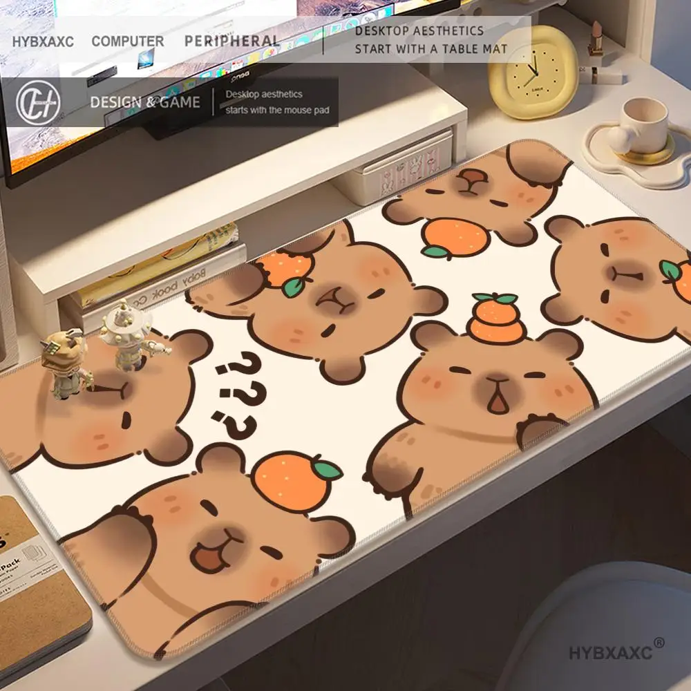 HD HYBXAXC Funny Capybara Mousepad Large Gaming Compute Gamer PC Keyboard Mouse Mat XXL 900X400MM 3MM 2MM
HD HYBXAXC Funny Capybara Mousepad Large Gaming Compute Gamer PC Keyboard Mouse Mat XXL 900X400MM 3MM 2MM