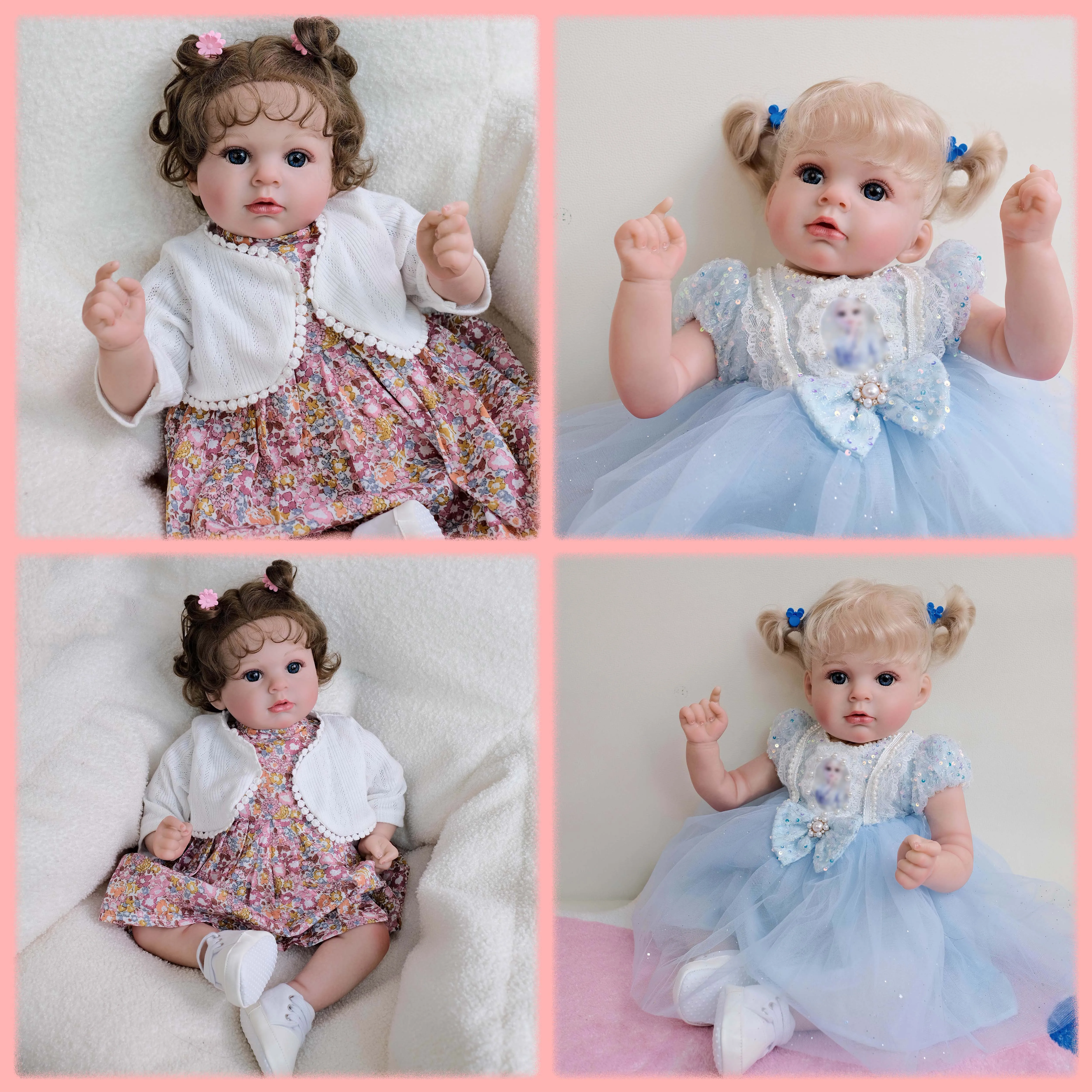 Arianna Soft Cotton Body Baby 50CM Lifelike Reborn Doll Multiple Layers Painting 3D Skin Visible Veins Hand Rooted Hair
Arianna Soft Cotton Body Baby 50CM Lifelike Reborn Doll Multiple Layers Painting 3D Skin Visible Veins Hand Rooted Hair