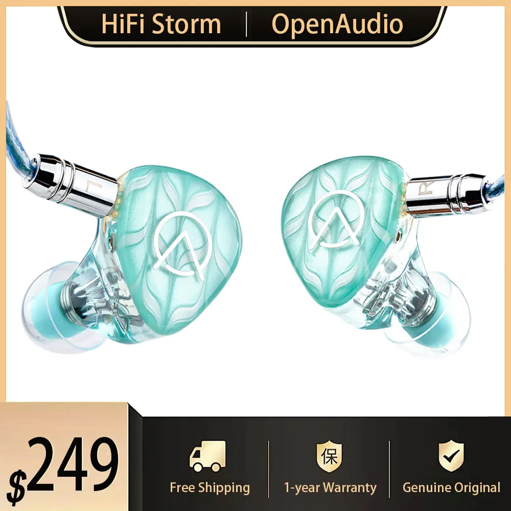 Наушники-вкладыши OpenAudio SIREN с гибридными драйверами (1DD+2BA), Hi-Fi, с кабелем и разъемами 3.5 мм и 4.4 мм, подарочный комплект
Наушники-вкладыши OpenAudio SIREN с гибридными драйверами (1DD+2BA), Hi-Fi, с кабелем и разъемами 3.5 мм и 4.4 мм, подарочный комплект
