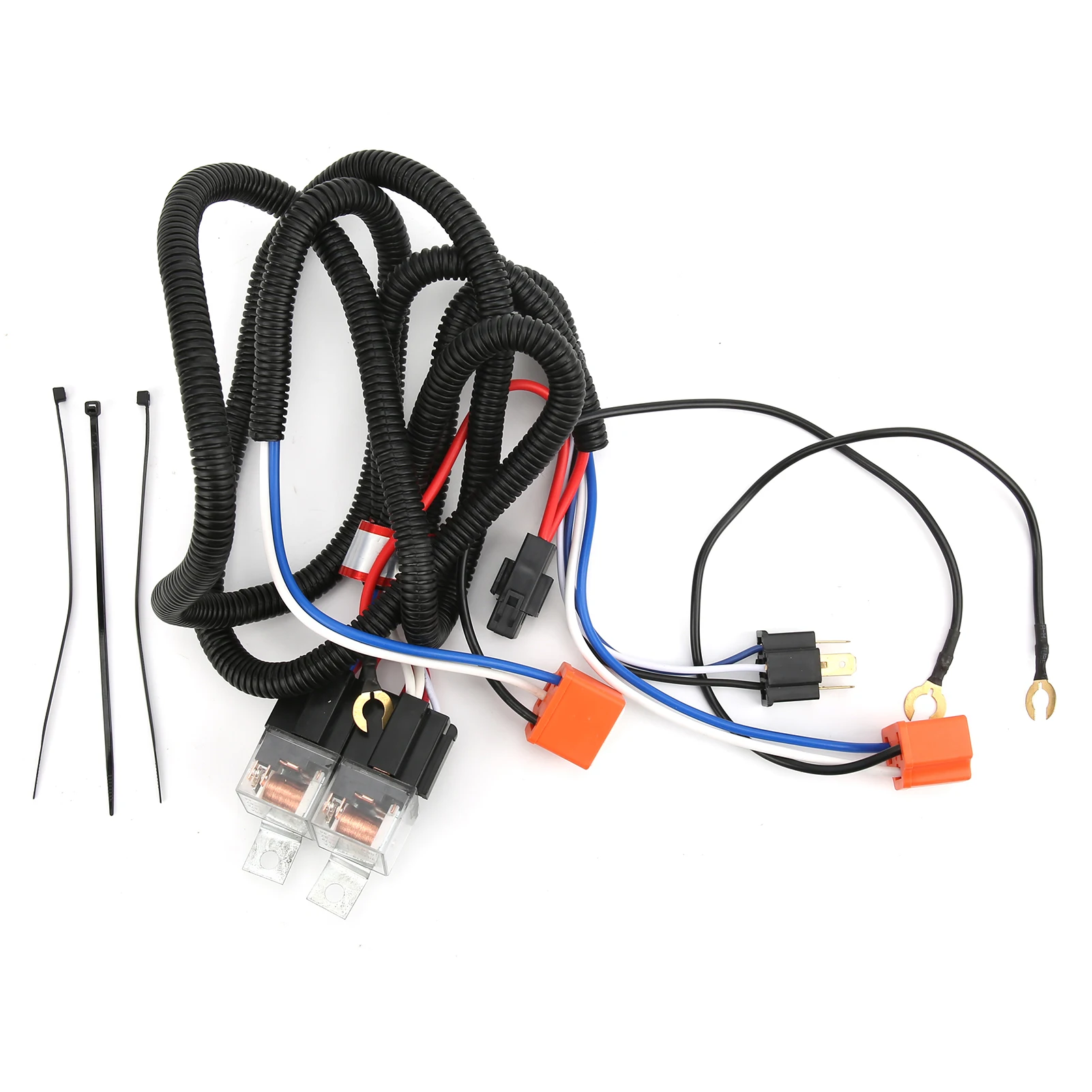 Headlight Parts Headlight Relay Headlight Relay Wiring Harness PE Waterproof Cord Kit Headlamp Brightener DC 12V
Headlight Parts Headlight Relay Headlight Relay Wiring Harness PE Waterproof Cord Kit Headlamp Brightener DC 12V