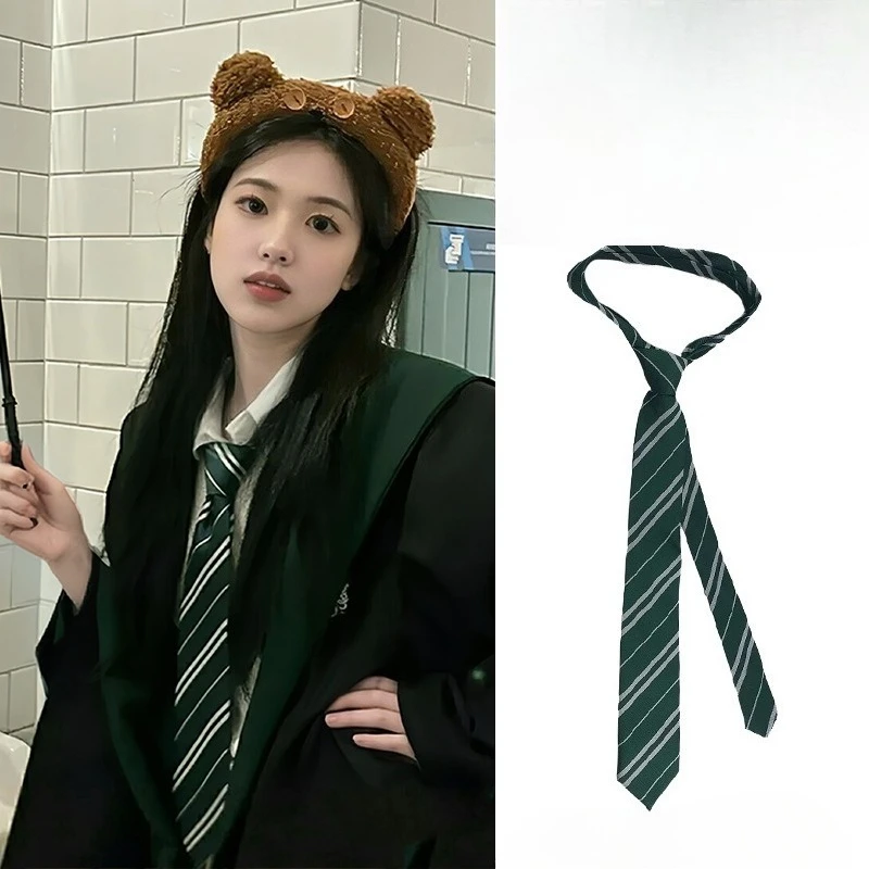 College-style Striped Tie Vintage-inspired Women's Belt with Denim Pants Accessories Tie and Scarf Paired with Long Ribbon Sash
College-style Striped Tie Vintage-inspired Women's Belt with Denim Pants Accessories Tie and Scarf Paired with Long Ribbon Sash