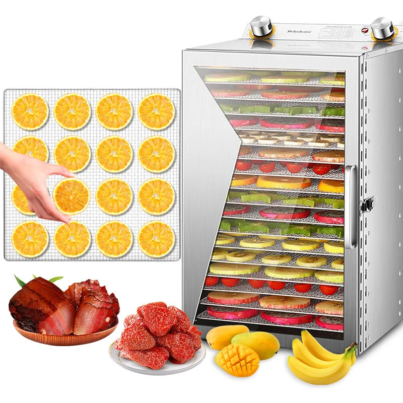 Commercial Household Multifunctional Stainless Steel Food Dryer Vegetable Meat Dehydrating Air Drying Dried Fruit Machine
Commercial Household Multifunctional Stainless Steel Food Dryer Vegetable Meat Dehydrating Air Drying Dried Fruit Machine