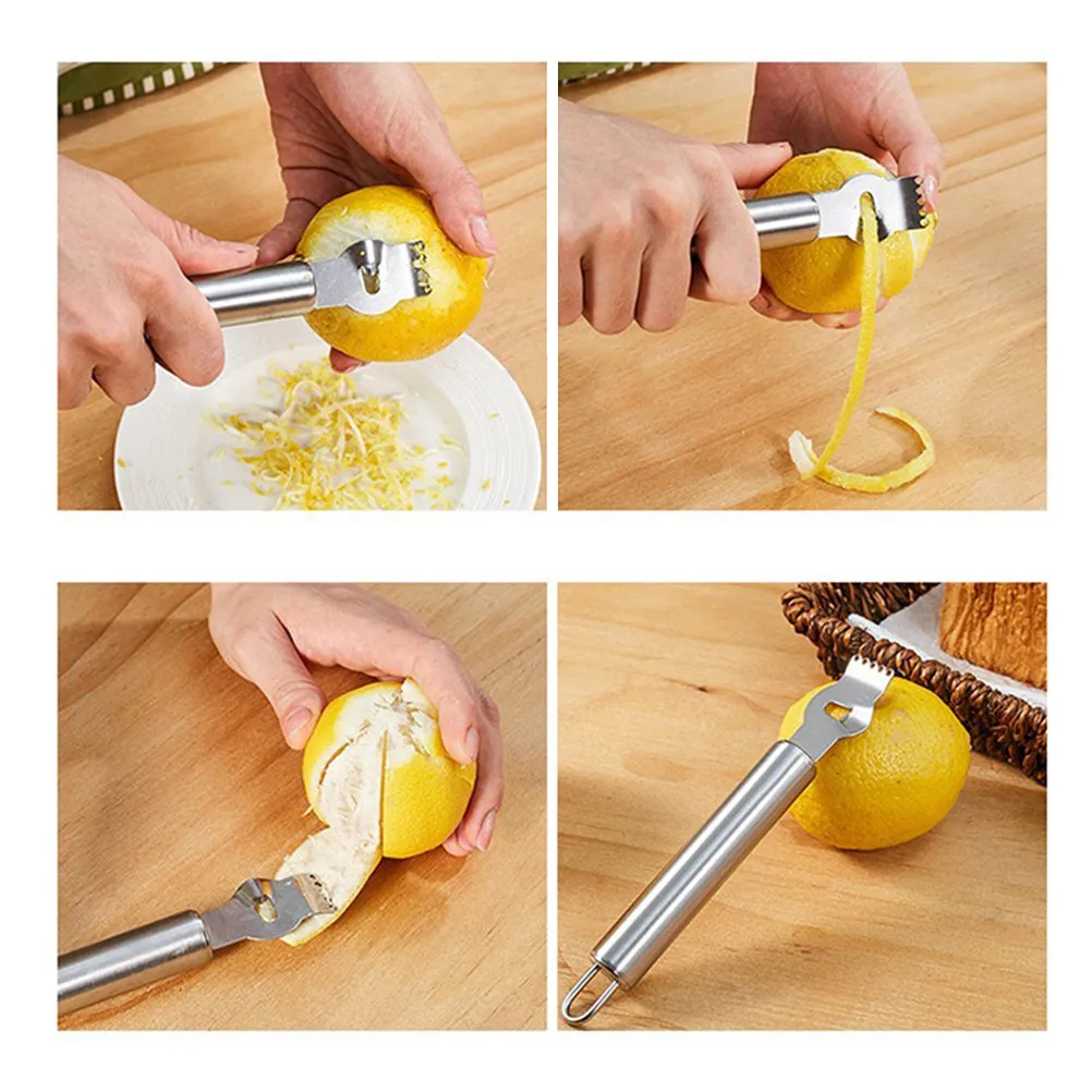Stainless Steel Orange Peeler Fruit Zester Lemon Lime Citrus Scraper for Kitchen Home Zesting Peeling Tool Quick Easy Cleaning
Stainless Steel Orange Peeler Fruit Zester Lemon Lime Citrus Scraper for Kitchen Home Zesting Peeling Tool Quick Easy Cleaning
