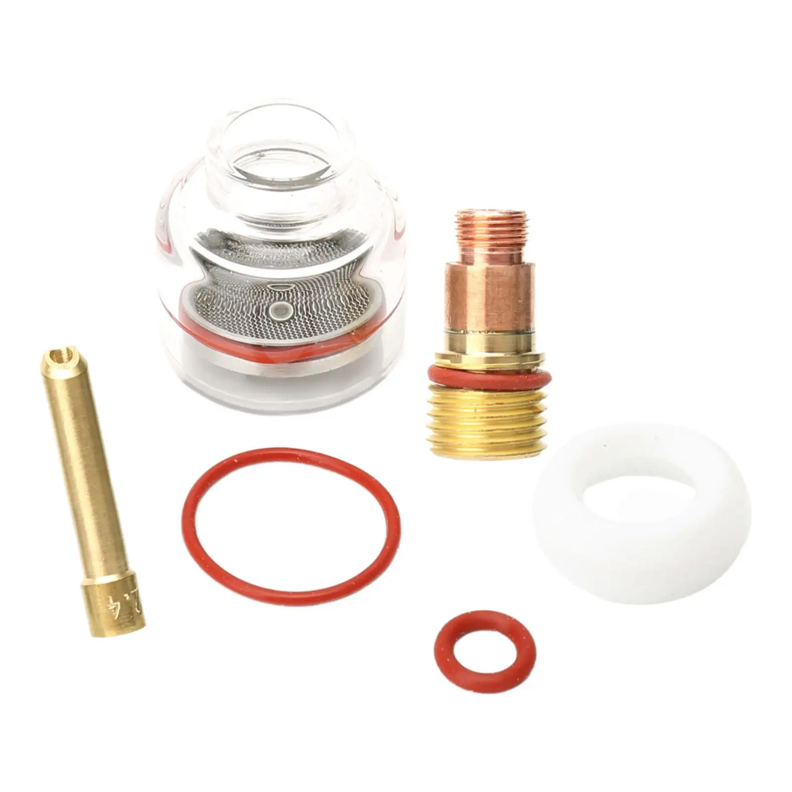 6Pcs TIG Torch Glass Cup Kit Easy Assembly Argon Welding Transparent Cup TIG Welding Parts for WP17WP18WP26 Argon ARC Welding
6Pcs TIG Torch Glass Cup Kit Easy Assembly Argon Welding Transparent Cup TIG Welding Parts for WP17WP18WP26 Argon ARC Welding