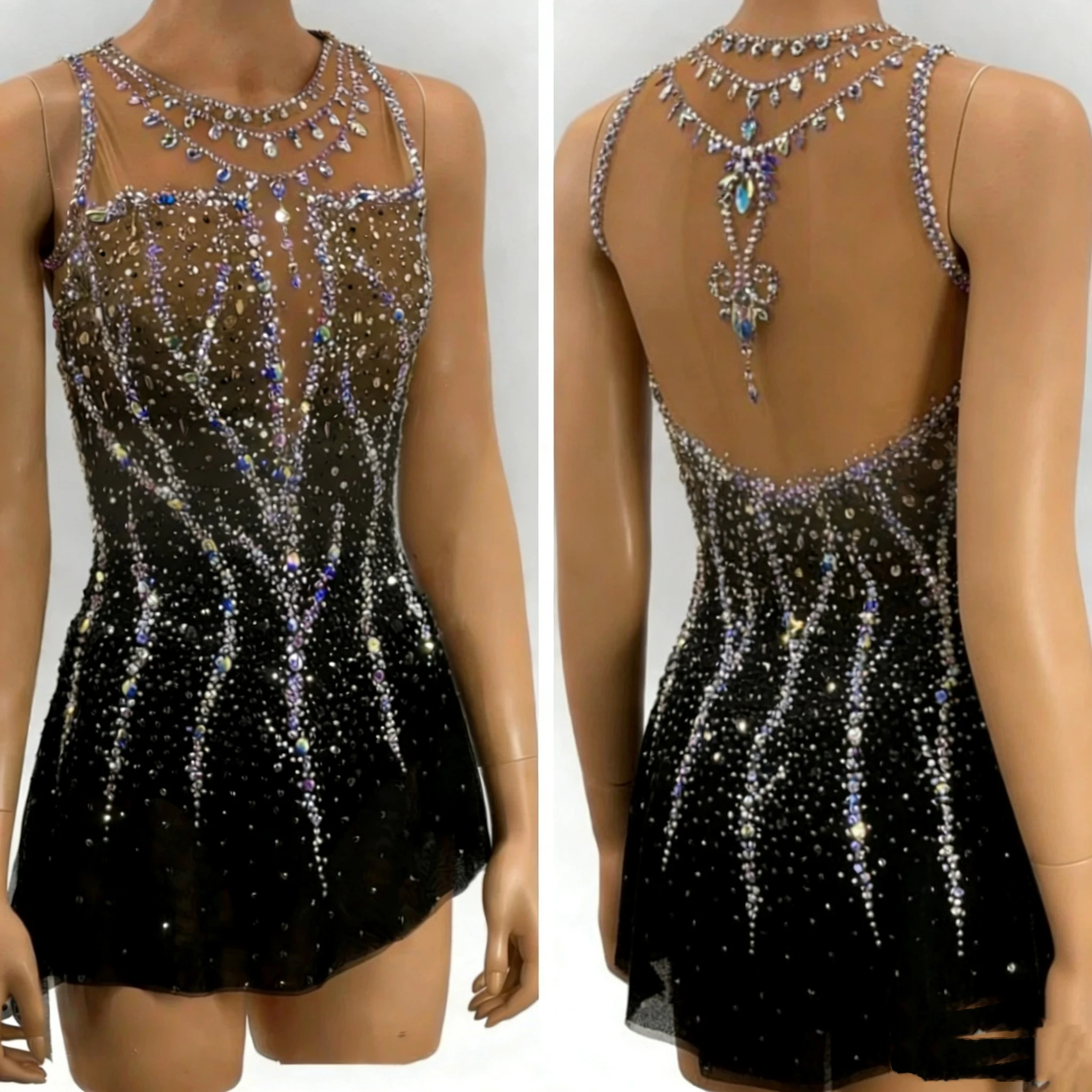 Figure skating performance outfit - skating skirt
Figure skating performance outfit - skating skirt