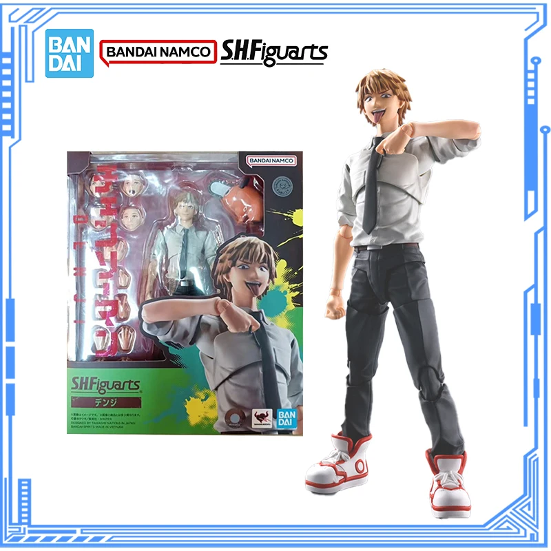 Bandai Genuine Chainsaw Man Model Kit Anime Figures SHF Denji Anime Action Figure Collection Model for Children's Toys Gifts 
Bandai Genuine Chainsaw Man Model Kit Anime Figures SHF Denji Anime Action Figure Collection Model for Children's Toys Gifts