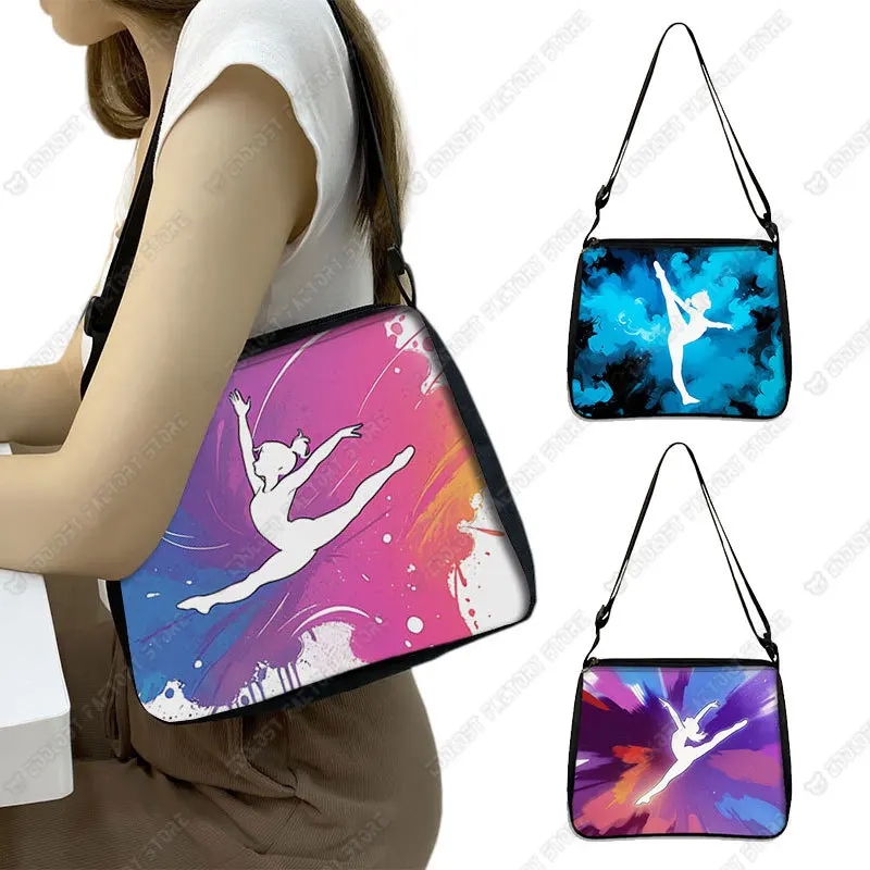 Гимнастическая художественная сумка на плечо с принтом для девочек, женская сумка, большая вместительная сумка для женщин, повседневная сумка-мессенджер, держатель для ключей для телефона, кошелька
Гимнастическая художественная сумка на плечо с принтом для девочек, женская сумка, большая вместительная сумка для женщин, повседневная сумка-мессенджер, держатель для ключей для телефона, кошелька