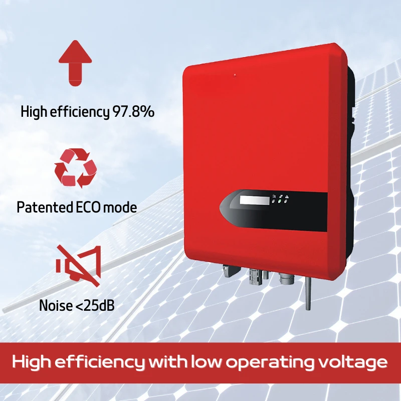 PV Inverter for Home Use 3KW 230V MPPT Solar Inverter On Grid Inverter for solar panels
PV Inverter for Home Use 3KW 230V MPPT Solar Inverter On Grid Inverter for solar panels