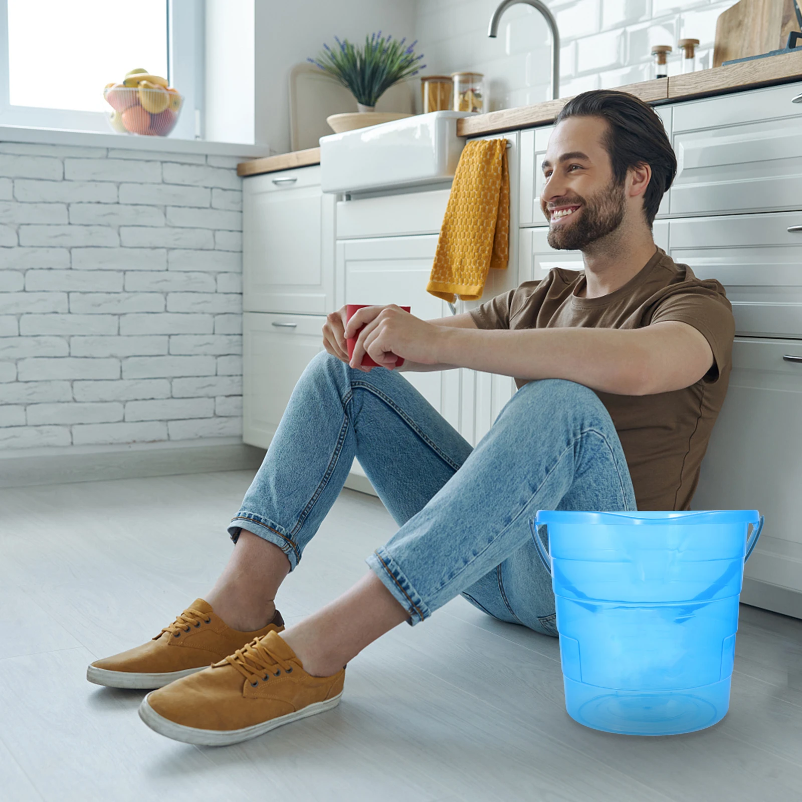 Portable Plastic Water Bucket with Handle Multi-Use for Home Camping Beach Fishing Laundry Durable Lightweight
Portable Plastic Water Bucket with Handle Multi-Use for Home Camping Beach Fishing Laundry Durable Lightweight